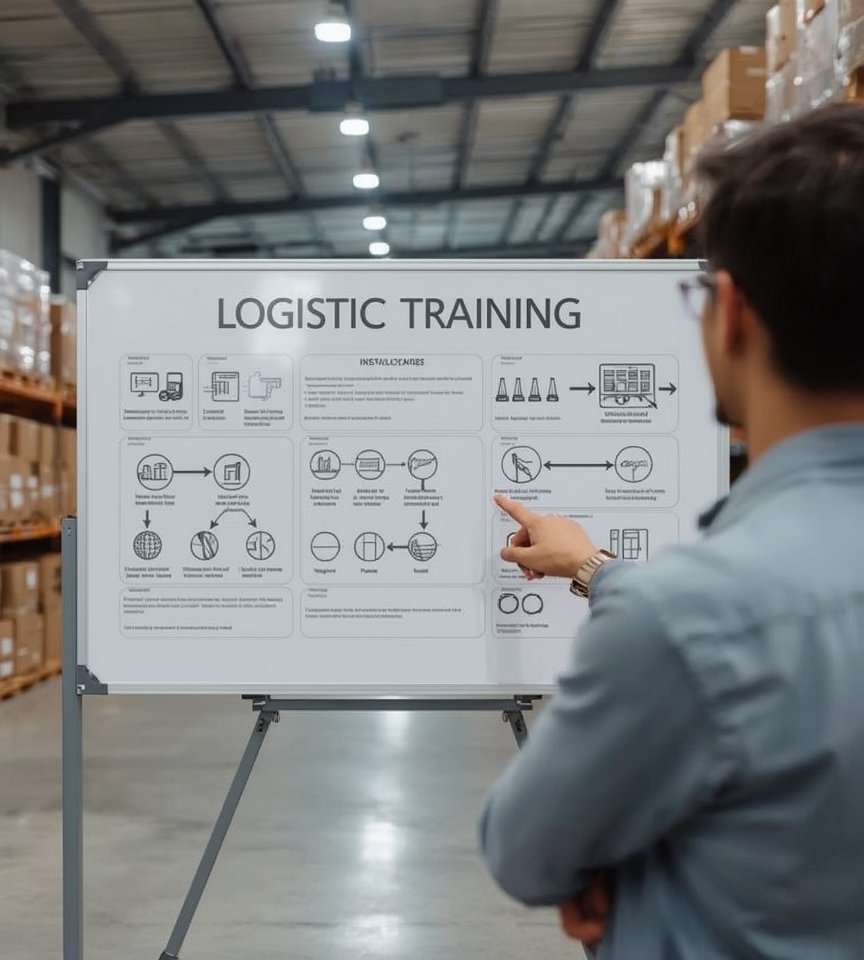 Capacitación interna sobre procesos logísticos para empleados