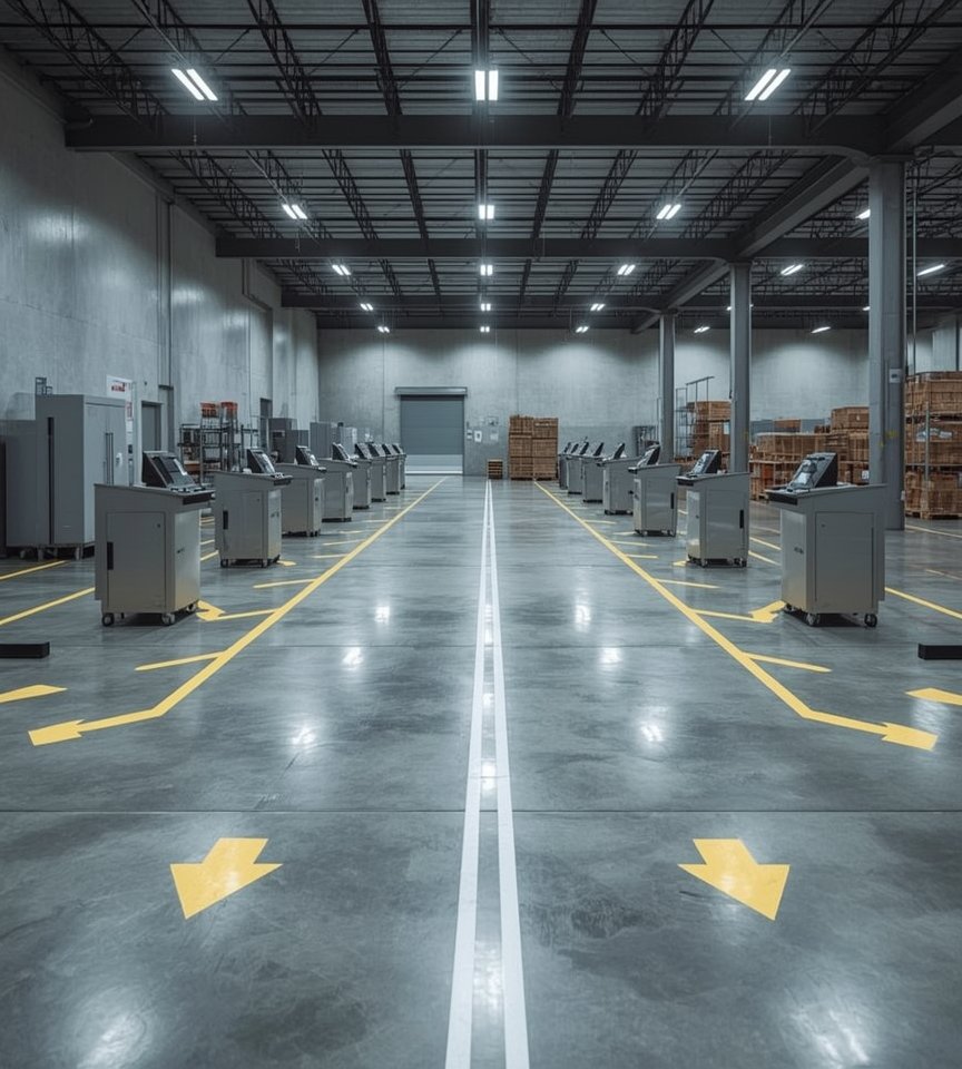 Flujo logístico eficiente para recibir y despachar mercancía